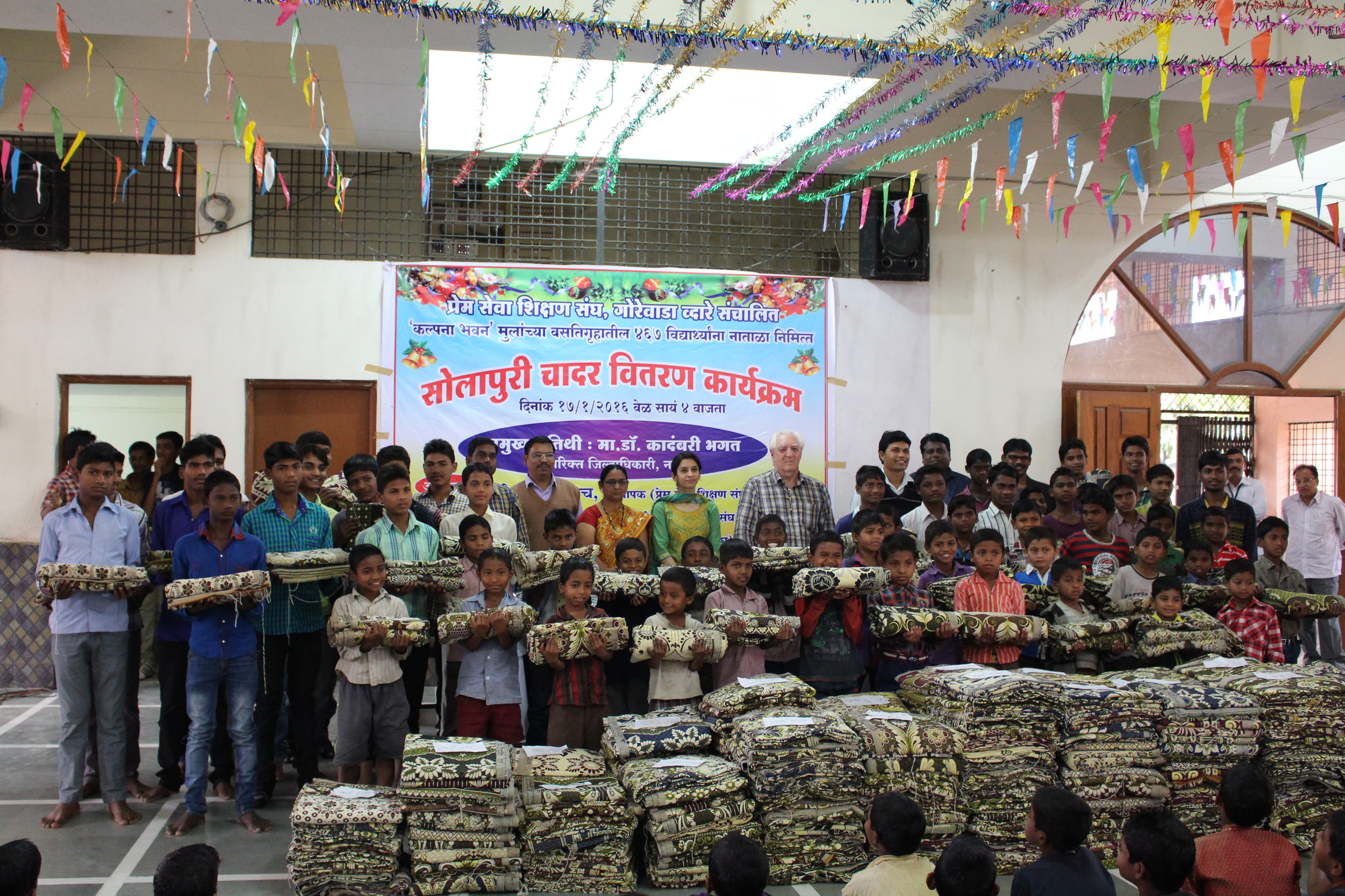 Frank Juelich serving in India