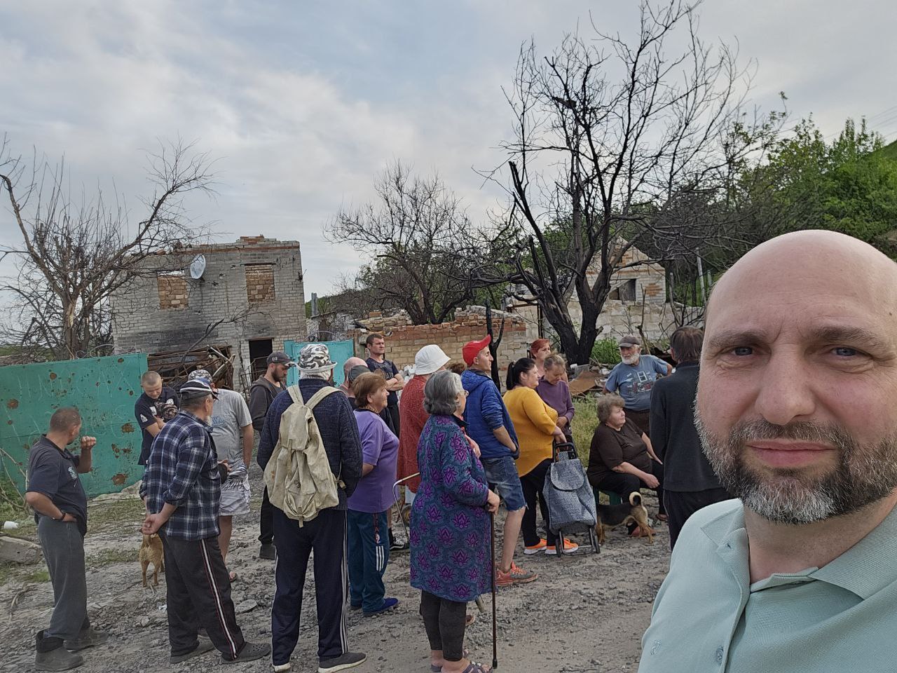 6 - Pastor Vadim and the people he serves in Ukraine
