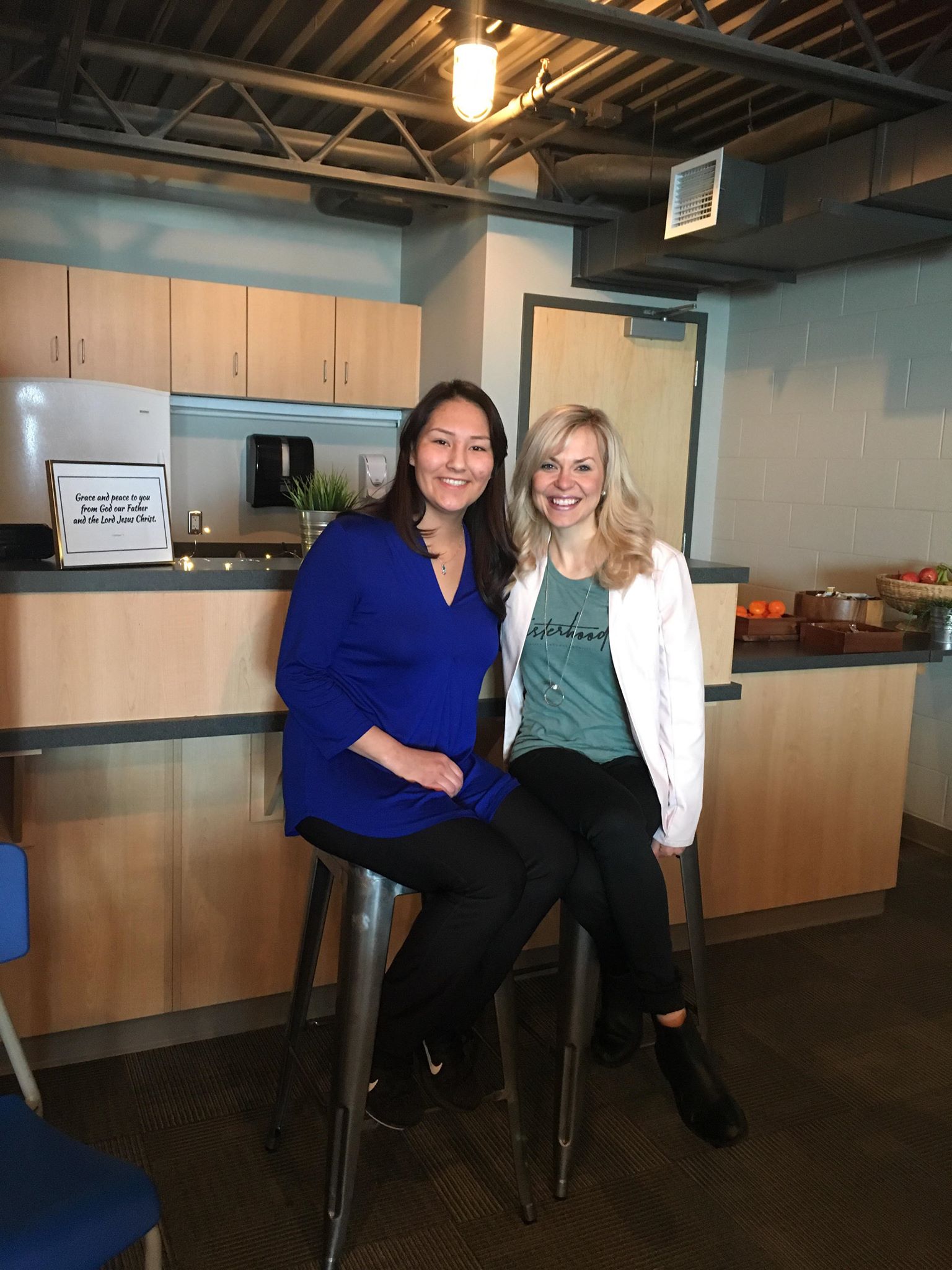 Glenda Colomb and Kaitlyn Cey